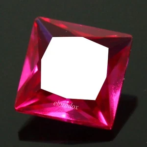 Gemas sueltas princesa rubí rojo sangre paloma Mogok certificado natural 5,00 mm EL05 - Imagen 1 de 4