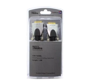 DVI-A Male Plug To DVI-A Male Plug Lead 1.5m Gold-plated - Picture 1 of 3