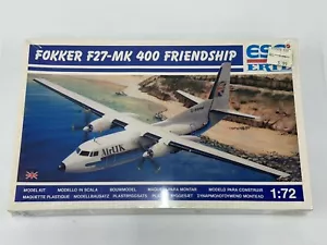 Kit modellino aereo livrea ESCI ERTL Fokker F27-MK 400 Friendship AirUK sigillato - Foto 1 di 3