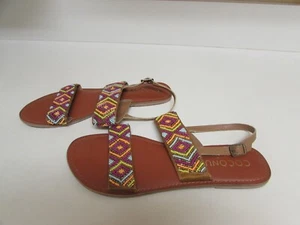 Coconuts by Matisse Jeweled Sandals New 9M Made in India - Picture 1 of 4