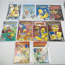 Simpsons Comics Bulk Lot Of 10 comic books. Otter/ Bongo Press