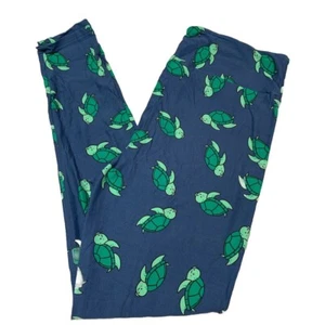 LuLaRoe Womens Leggings Size TC Adorable Happy Turtles Turtle Tall And Curvy NWT - Picture 1 of 4