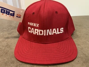 Vintage Phoenix Arizona Cardinals NFL Proline Snapback Mütze AJD Cap Corp Neu mit Etikett Neu aus altem Lagerbestand - Bild 1 von 8