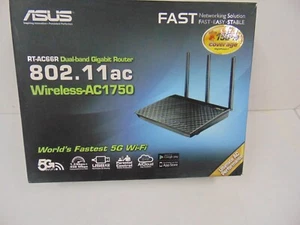 ASUS Dual Band AC1750 802.11ac WiFi 4-port Gigabit Router: 802.11 ac/n/g/a/b - Picture 1 of 7