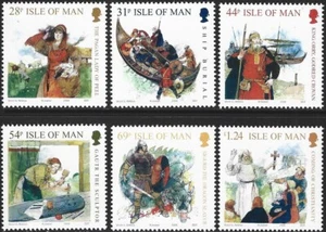 2008 Isle of Man Sg 1412/1417 The Viking Age on the Isle of Man MNH - Picture 1 of 2