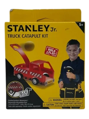 Stanley Jr. Truck Catapult Kit DIY Building Model Car Build & Play NEW - Image 1 of 4