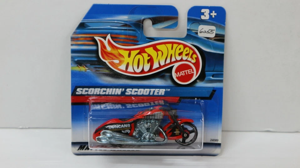 HOTWHEELS 1/64 SCORCHINI SCOOTER  °24089 DIE CAST MATTEL MODEL CAR  - Photo 1/4