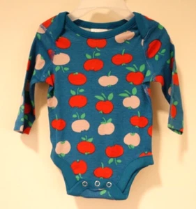 New Hanna Andersson Organic Cotton Apple One Piece Top Size 50 / 0-3 Months - Picture 1 of 1