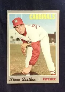 1970 Topps #220 Steve Carlton Cardinals VG-EX spedizione gratuita - Foto 1 di 2