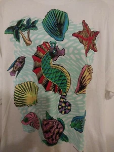 Vintage 1994 Southern Siebdruck 4XL Einzelnaht Strand Insel Küste Motiv - Bild 1 von 9