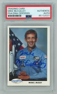 MIKE MCCULLEY Signed 1992 Space Shots Card #267 Series 3 NASA Astronaut -PSA - Picture 1 of 2