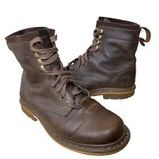 Dr. Martens Pier Mens Boot Sz 9 US Brown Leather Cap Toe StreetWear Combat Shoes
