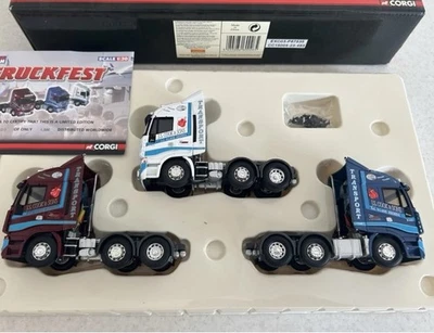 Corgi 1:50 Truckfest CC15004 Iveco Stralis Set of 3 Cabs J S Cook & Sons Boxed - Image 1 of 2