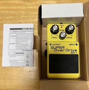 Boss Sd-1 Super Over Drive Guitar Effects Pedal Effector Mouse Overdrive Pedal - Picture 1 of 5