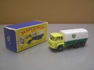Camión cisterna Matchbox Lesney #25 Bedford BP hecho en Inglaterra nuevo en caja Foto 1 de 4