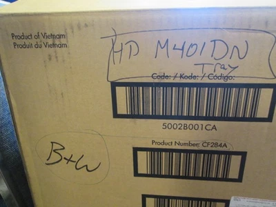 HP CF284A 500 Sheet Feeder Paper Tray for HP LaserJet Pro 400 M401 NEW - Image 1 of 3