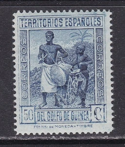 1934 - España - Guinea - Edifil 250 - Dentado 14 - Azul Claro - MNH - Imagen 1 de 2