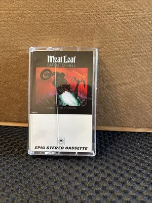 Meat Loaf Bat Out Of Hell Cassette Tape 1977 Epic Records Classic Rock - Image 1 of 4