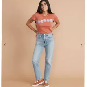 Camiseta Marine Layer Sun Classic Crew en palo de rosa talla pequeña - Imagen 1 de 8