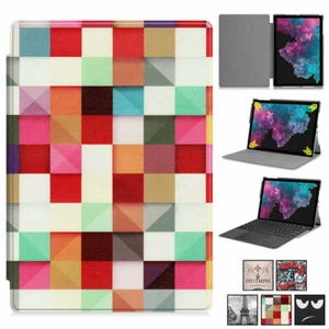 For Microsoft Surface Pro 4 5 6 7 8 Fashion Folio Slim Leather Stand Case Cover - Picture 1 of 46
