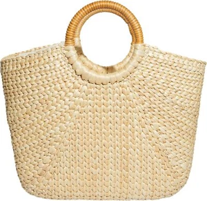Summer Rattan Bag, Straw Bag For Womens Girls, Handwoven Handbag With... - Picture 1 of 5