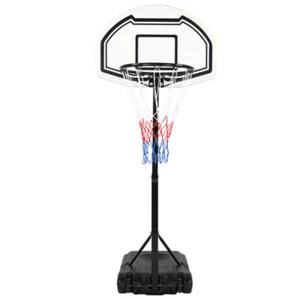 28" x 19" Backboard Adjustable Pool Basketball Hoop System Stand Kid - Picture 1 of 16