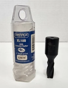 NIP Champion Cutting Tool Corp XL-100 HSS Annular Cutter 7/16 - Picture 1 of 3
