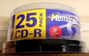 Memorex MRX CD-R 700MB 24X-25PCS Compact Disc Recordable Spindel NEU & OVP - Afbeelding 1 van 5