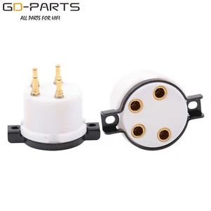 Enchufe de tubo de vacío EIZZ 4 pines para audio de alta fidelidad vintage RE404 HÁGALO USTED MISMO - Imagen 1 de 6