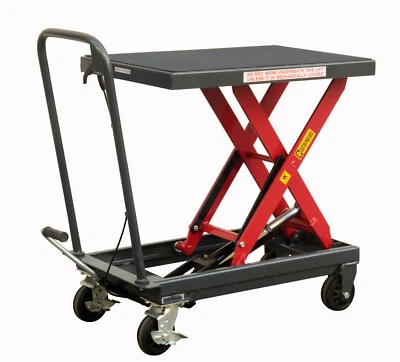 Pake Handling Tools - Hydraulic Manual Scissor Lift Table, 1000lbs