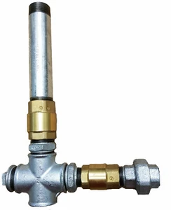 Nr. 126 / Pumpenstock zum Anschluss von Schwengelpumpe und E-Pumpe - Bild 1 von 12