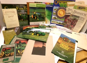 Vintage Lot Of John Deere Lawn & Garden Tractors Brochures Advertising Paper - Picture 1 of 11