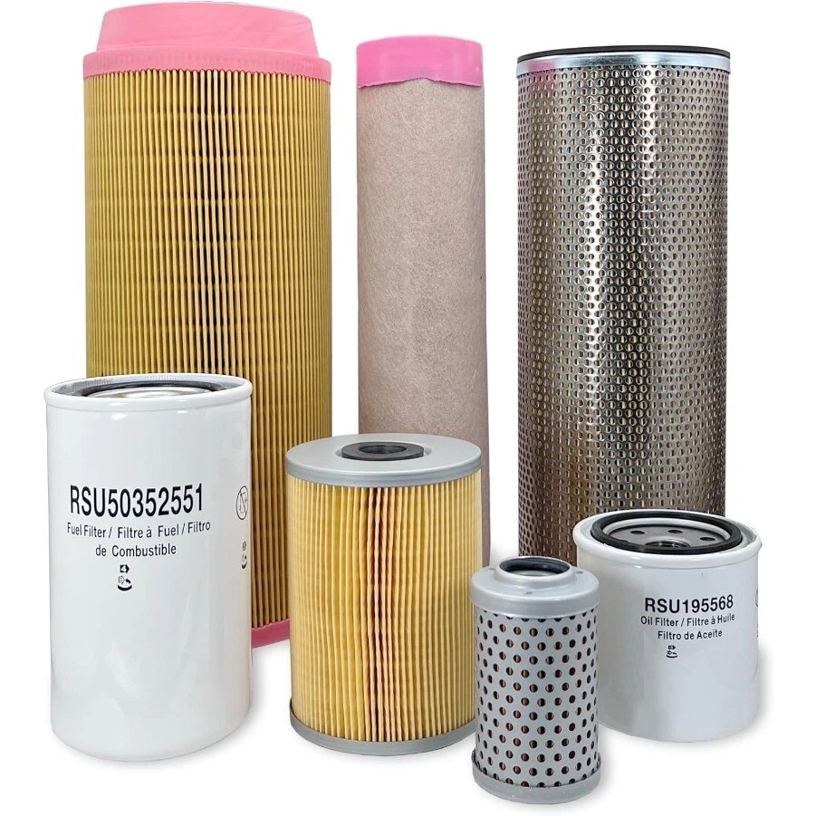 Kit de filtro para filtros de excavadora Takeuchi Yanmar TB2601911112001 4TNV84T Tier 4i Foto 1 de 3