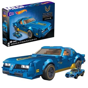 MEGA Hot Wheels '77 Pontiac Firebird Collectible Building Set 844 pc MATTEL - Picture 1 of 7