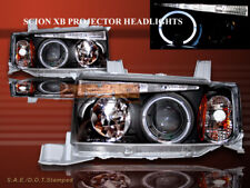 2003-2007 SCION XB PROJECTOR HEADLIGHTS HALO BLACK LED 