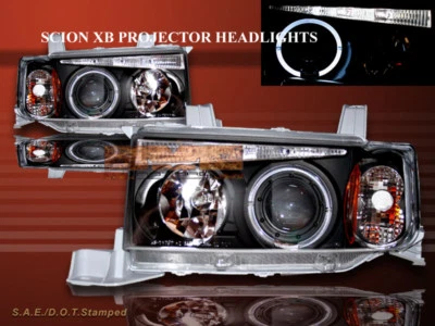 2003-2007 SCION XB PROYECTOR FAROS HALO NEGRO LED  Foto 1 de 2