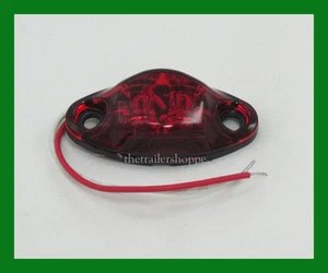 Dragon's Eye Marker Clearance Surface Mount 2 Red LED Light 2-5/8" X 1-1/4" - Bild 1 von 1