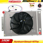 3-ROW RADIATOR SHROUD FAN FOR CHEVY CAMARO 1967-1969/PONTIAC FIREBIRD BIG BLOCK