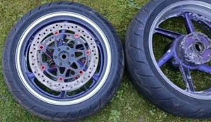 Honda CBR900 Fireblade Front and Rear Wheel Set. Front 16inch - Picture 1 of 9
