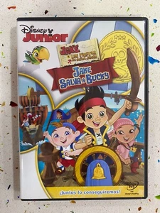 JAKE Y LOS PIRATAS DE NUNCA JAMAS DVD JAKE SALVA A BUCKY - DISNEY ESPAÑOL INGLES - Picture 1 of 3