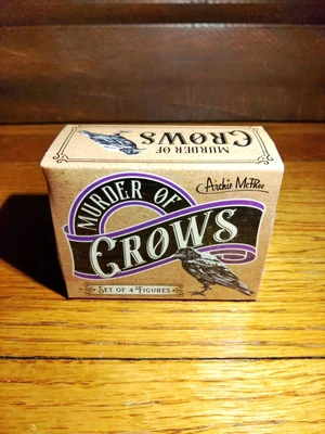 Murder of Crows Figures Set of 4 - Archie McPhee - Image 1 of 3