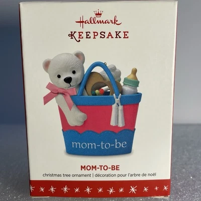 Hallmark Mom To Be Keepsake Ornament 2016 nuevo en caja Foto 1 de 4
