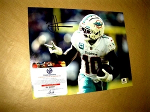 Tyreek Hill #10 Miami Dolphins handsigniertes 8x10 Foto signed mit COA - Bild 1 von 1