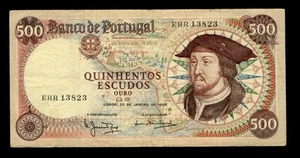 PORTUGAL 500 ESCUDOS 25/01/ 1966 JOÃO II CH.10 P170a #N402# - Picture 1 of 2