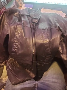 David Taylor Men's Leather Jacket Size M - Picture 1 of 2