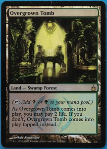 Overgrown Tomb FOIL Ravnica: City of Guilds HEAVILY PLD CARD (506008) ABUGames - Picture 1 of 2