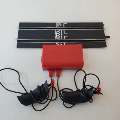 Carrera GO! 1:43 Batería Ranura Coche Pista de Carreras Línea de Arranque Recta con Controladores Foto 1 de 4