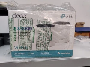 TP-Link Deco AX3000 X55 WiFi 6 Mesh System 4500 Sq.Ft 3000 Mbps 2-Pack SEALED - Picture 1 of 6