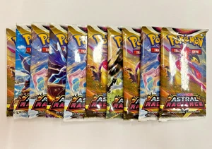 10x Pokémon Astral Radiance Booster Pack Sword & Shield New Sealed English PSA - Imagen 1 de 1
