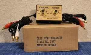 VTG • Emsonic VE8888 • VCR Video/Audio Signal Enhancer w/Gain Control • New/OB! - Picture 1 of 6